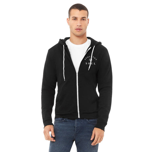 Unisex Sponge Fleece Full-Zip Hoodie